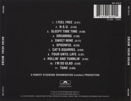 Cream - Fresh Cream (CD) [1]