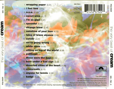 Cream - The Very Best Of Cream (CD) [1]