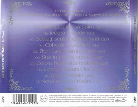 Cristian Pomohaci - Colindă, Colindă..., (CD) [1]