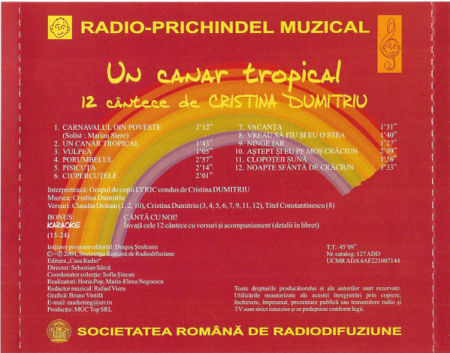 Cristina Dumitriu – Un Canar Tropical (CD) [1]