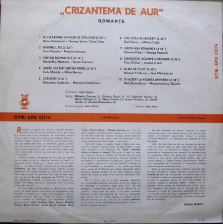 Crizantema De Aur (Romanțe) [1]