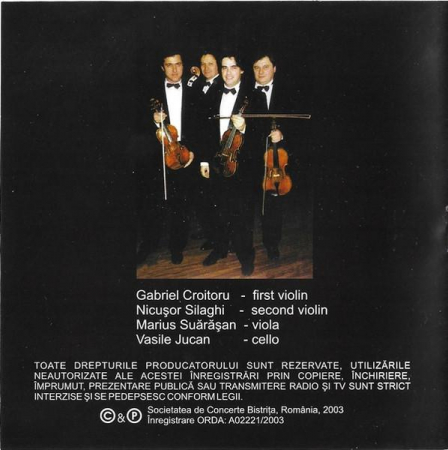 Cvartetul Transilvan - Suite Românești, (CD) [1]