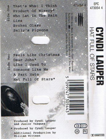 Cyndi Lauper - Hat Full Of Stars (Caseta Audio) [1]