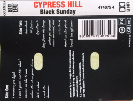 Cypress Hill - Black Sunday , (Casetă Audio) [1]