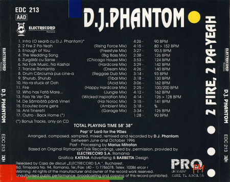 D.J. Phantom* – 2 Fire, 2 Pa-Yeah (CD), (CD) [1]