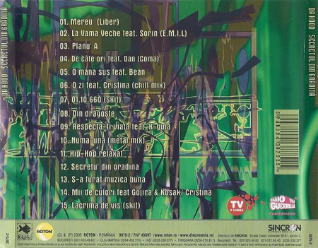 Da Hood Justice - Secretul Din Grădină , (CD) [1]