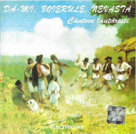 Muzică Populară/Lăutarească - Dă-mi Boierule, Nevasta = Give Gov'ner, My Wife Back, (CD)