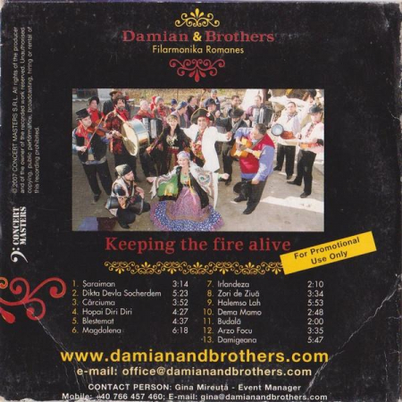 Damian & Brothers - Keeping The Fire Alive, (CD) [1]
