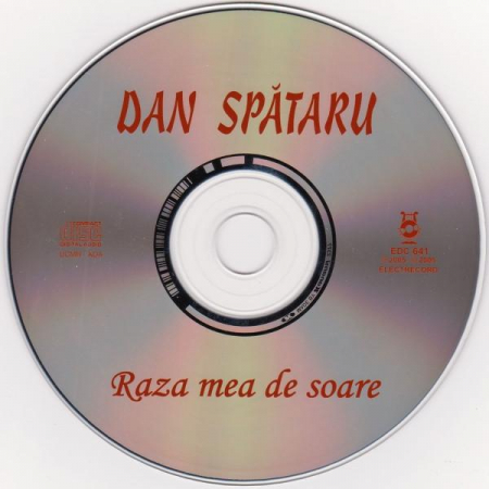 Dan Spătaru - Raza Mea De Soare, (CD) [1]