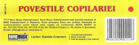 Daniela Crăsnaru - Povestile Copilariei, (Casetă Audio) [1]