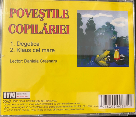 Daniela Crasnaru* – Poveștile Copilăriei (CD) [1]