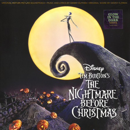 Soundtracks - Danny Elfman - Tim Burton's The Nightmare Before Christmas (Original Motion Picture Soundtrack) (Glow in the dark vinyl, Disc Vinil)