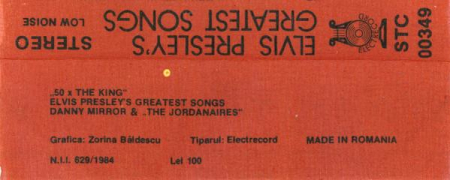 Danny Mirror - 50 X The King - Elvis Presley's Greatest Songs, (Casetă Audio) [1]