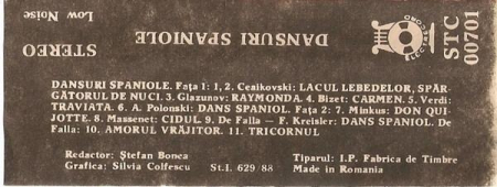 Dansuri Spaniole (Caseta Audio) [1]