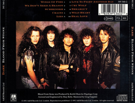 Dare - Blood From Stone (CD) [1]