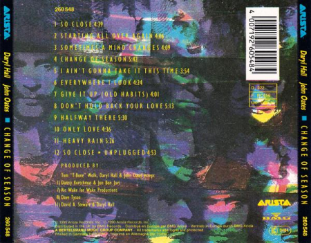 Daryl Hall & John Oates - Change Of Season (CD) [1]