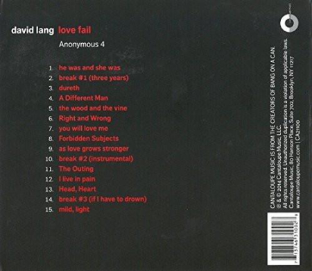 David Lang - Love Fail (CD) [1]