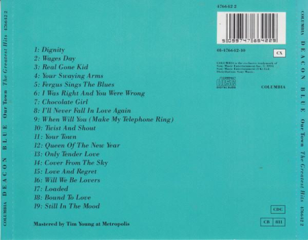 Deacon Blue - Our Town - The Greatest Hits (CD) [1]
