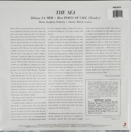 Debussy* / Ibert*, Boston Symphony Orchestra, Charles Munch – The Sea (DISC VINIL) [1]