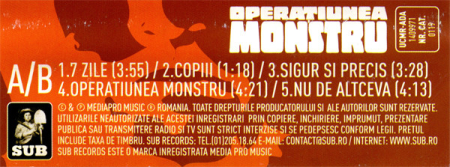 Deceneu – Operațiunea Monstru (CASETA) [1]