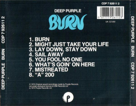Deep Purple - Burn (CD) [1]
