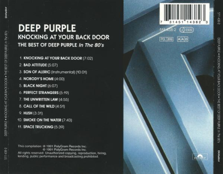 Deep Purple - Knocking At Your Back Door: The Best Of Deep Purple In The 80's [1]