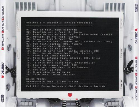 Deliric - Inspecția Tehnică Periodică, (CD) [1]