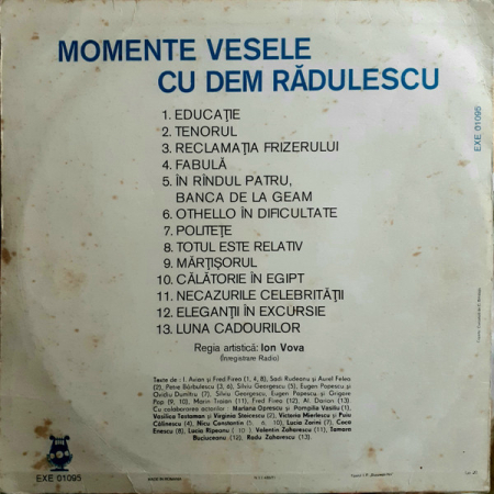 Dem Rădulescu – Momente Vesele Cu Dem Rădulescu, (Disc Vinil) [1]