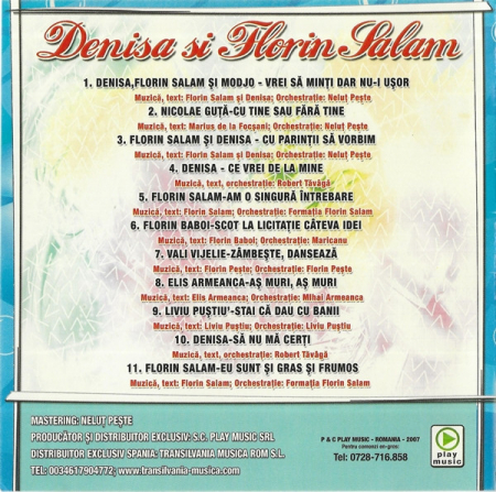 Denisa Și Florin Salam, (CD) [1]