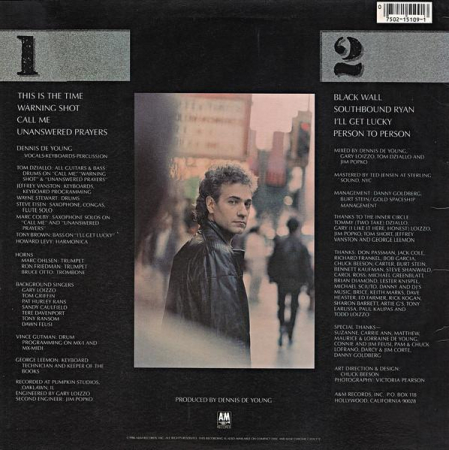 Dennis DeYoung - Back To The World, (Disc Vinil) [1]