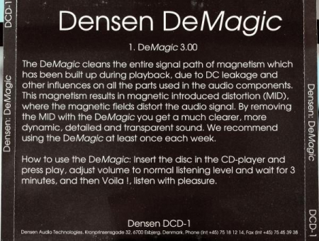 Densen DeMagic , (CD) [1]