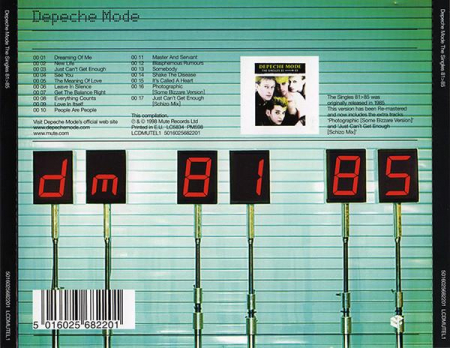 Depeche Mode - The Singles 81 > 85, (CD) [1]