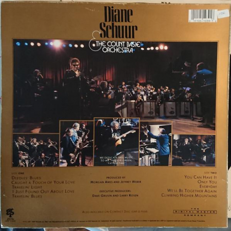 Diane Schuur - Diane Schuur And The Count Basie Orchestra, (Disc Vinil) [1]