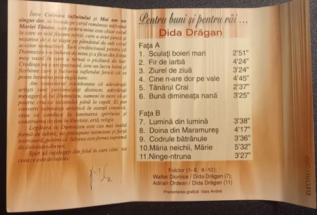 Dida Drăgan - Pentru Buni Și Pentru Răi…, (Casetă Audio) [1]