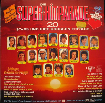 Discuri vinil - Die Super-Hitparade (20 Stars Und Ihre Grossen Erfolge)