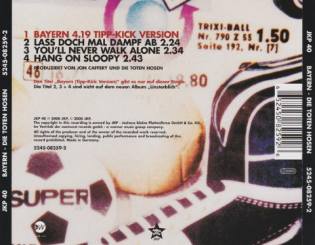 Die Toten Hosen - Bayern (CD) [1]