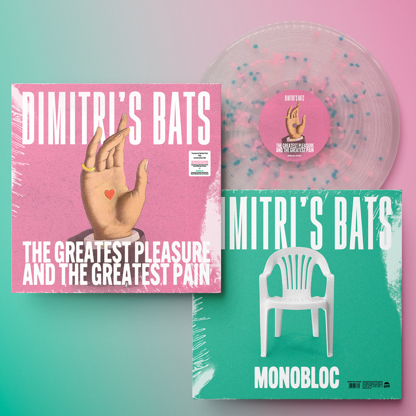 Discuri vinil noi - Dimitri's Bats - the greatest pleasure and the greatest pain/Monobloc (Disc Vinil)