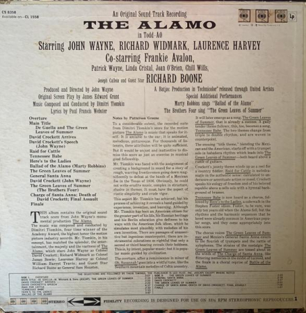 Dimitri Tiomkin - The Alamo (Disc Vinil) [1]