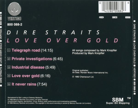 Dire Straits - Love Over Gold (CD) [1]