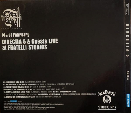 Direcția 5 - Emotie, (CD) [1]