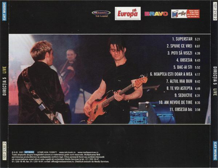 Direcția 5 - Live , (CD) [1]