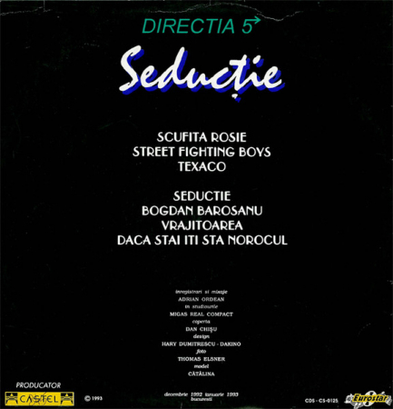 Direcția 5 - Seducție, (Disc Vinil) [1]