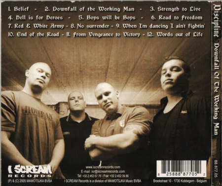 Discipline - Downfall Of The Working Man (CD) [1]