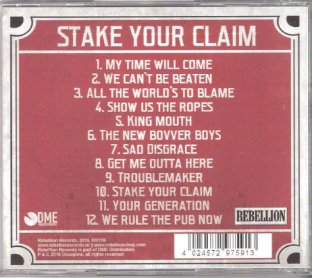 Discipline - Stake Your Claim [1]