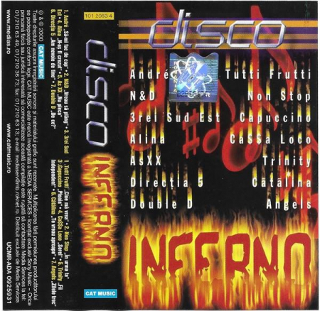 Caseta Audio - Disco Inferno , (Casetă Audio)