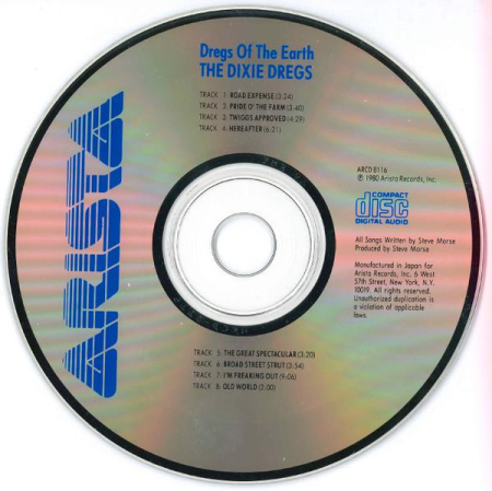 Dixie Dregs - Dregs Of The Earth (CD) [1]