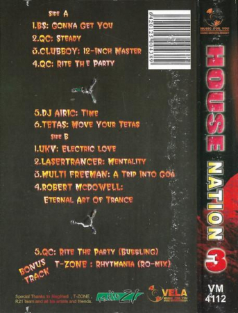 DJ Allen - House Nation 3 (DJ Allen In The Mix) , (Casetă Audio) [1]