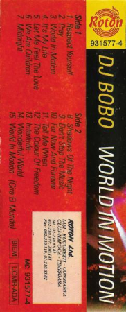 DJ BoBo - World In Motion (Caseta Audio) [1]