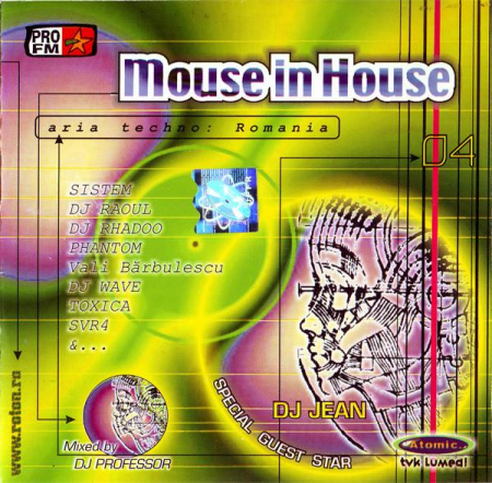 Muzica Electronica - DJ Professor - Mouse In House (Aria Techno: Romania) 04 , (CD)