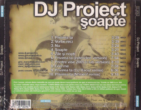 DJ Project (2) – Șoapte (CD) [1]